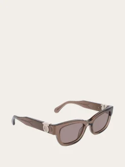 Rectangular frame sunglasses - Women