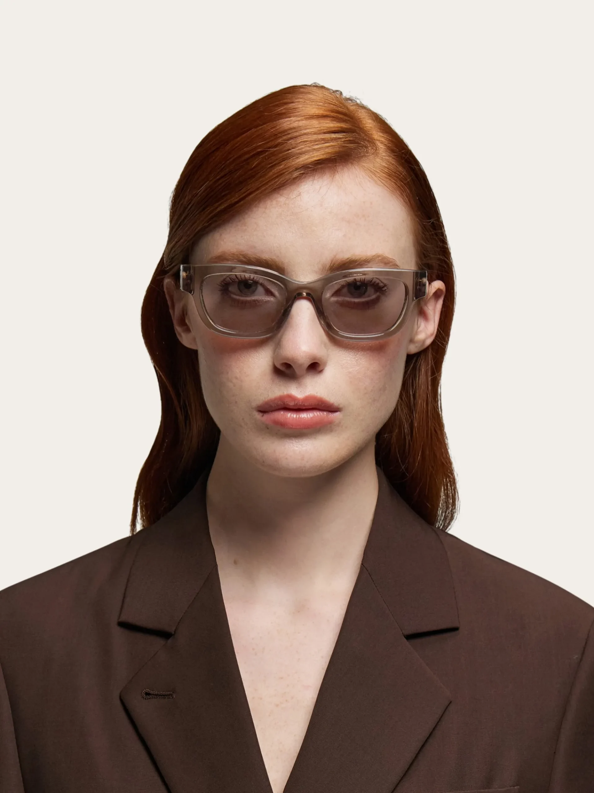 Rectangular frame sunglasses - Women