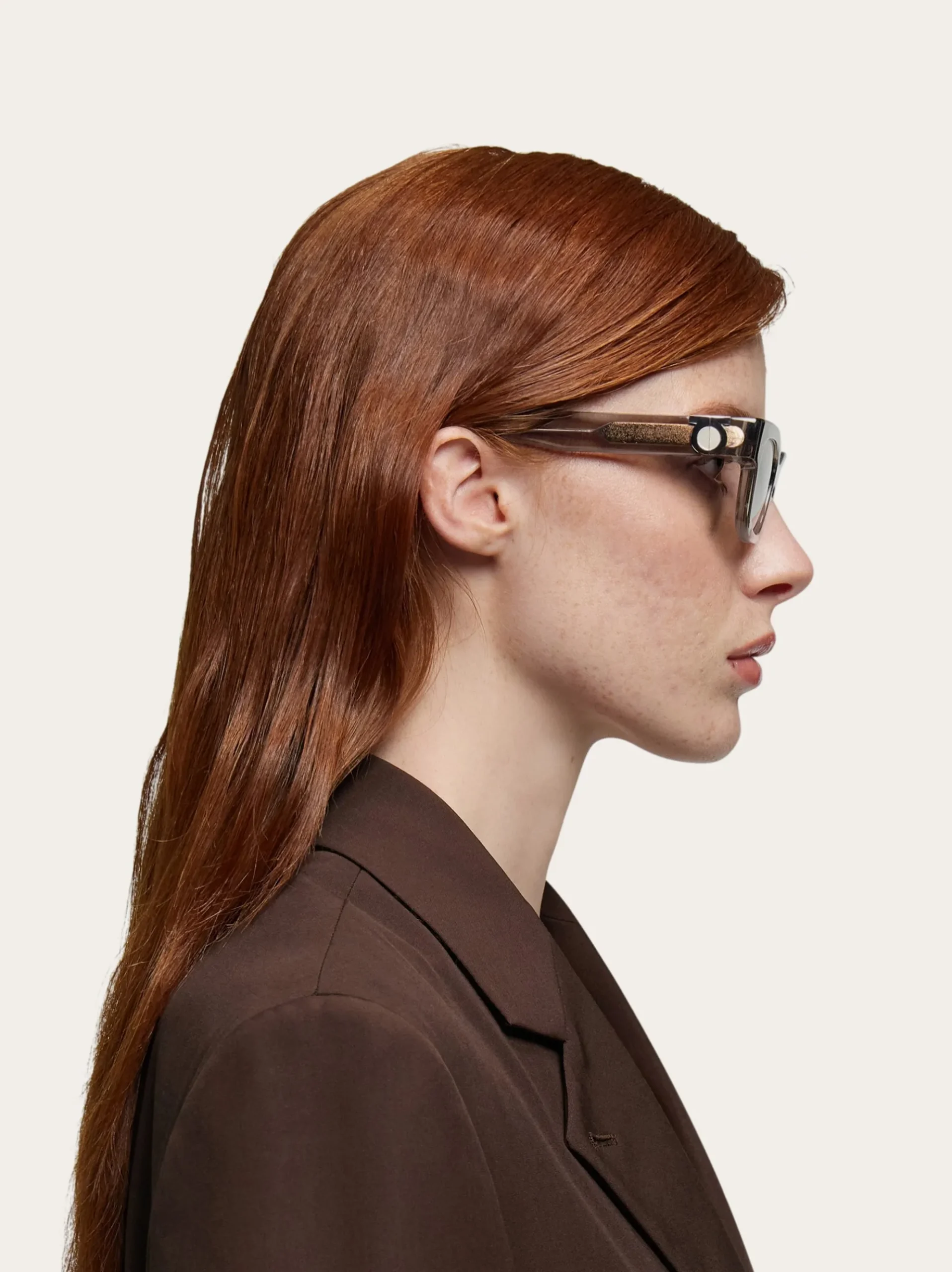 Rectangular frame sunglasses - Women