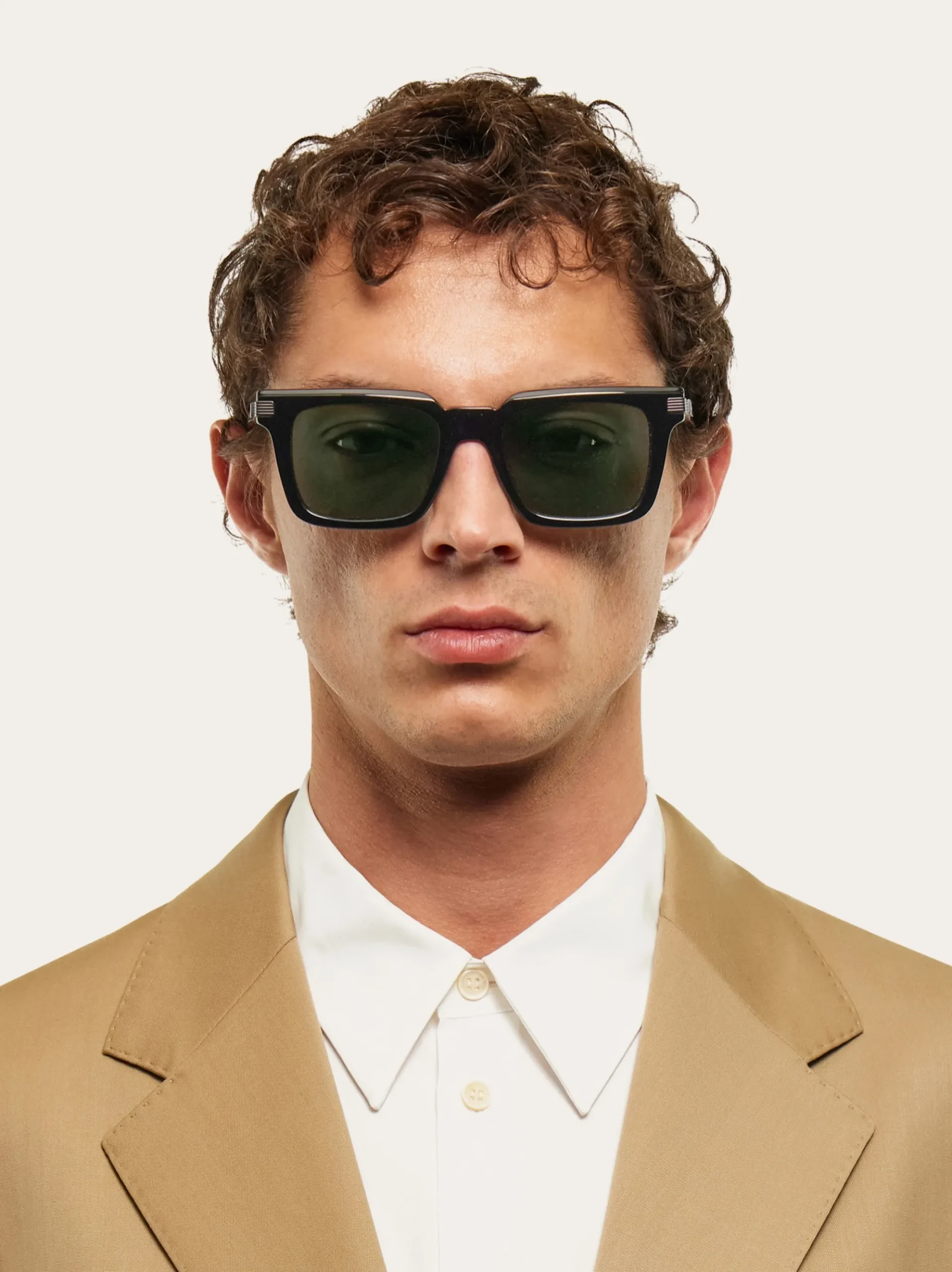 Rectangular frame sunglasses - Men