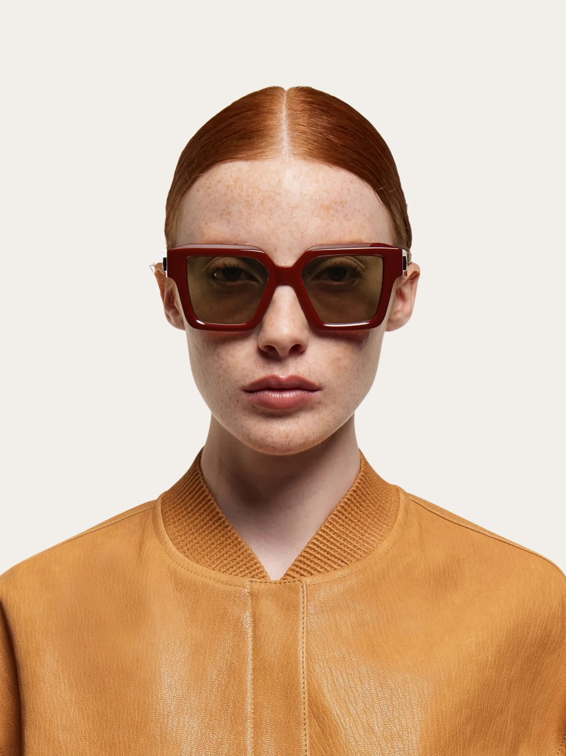 Rectangular frame sunglasses - Women