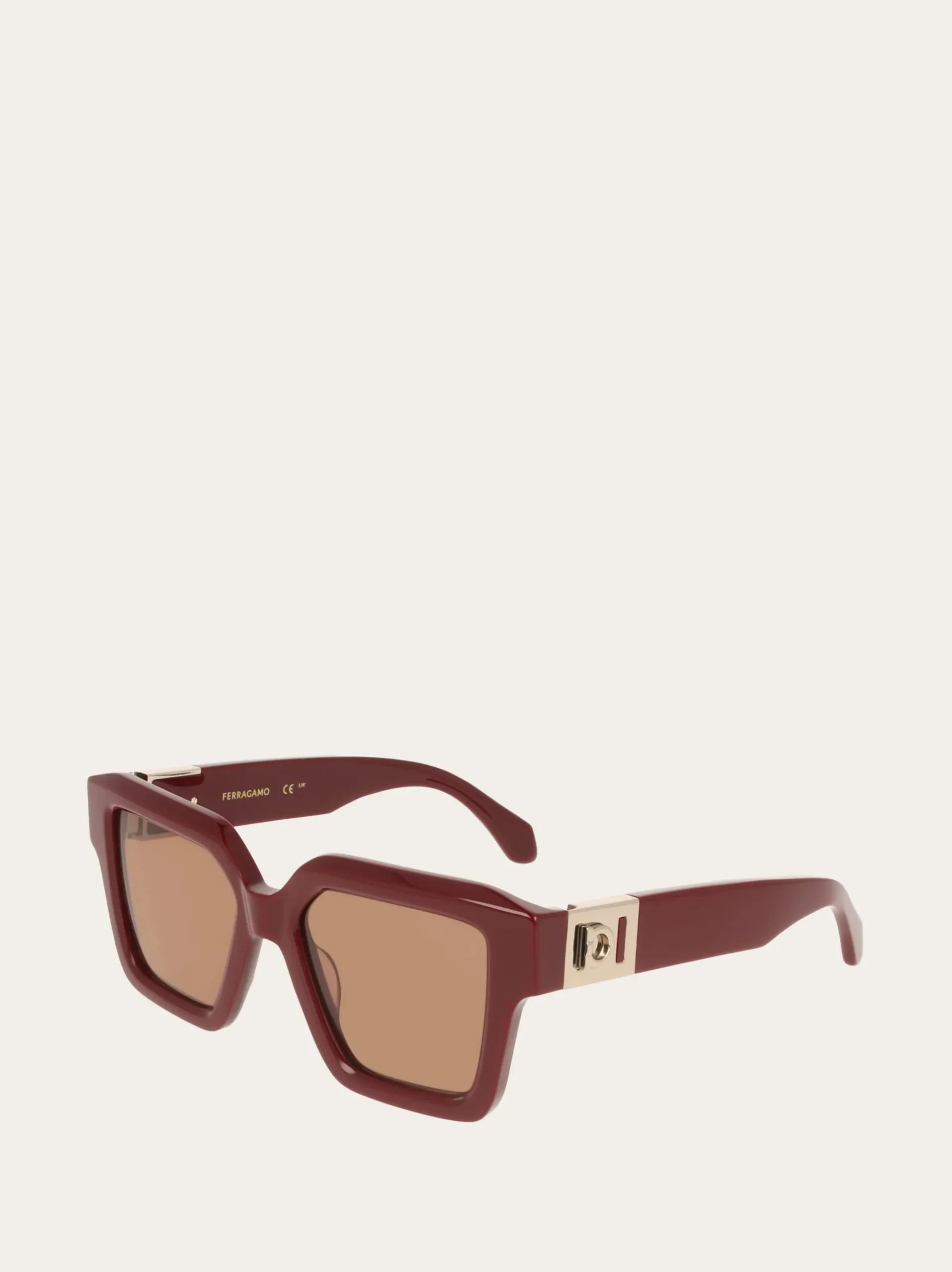 Rectangular frame sunglasses - Women