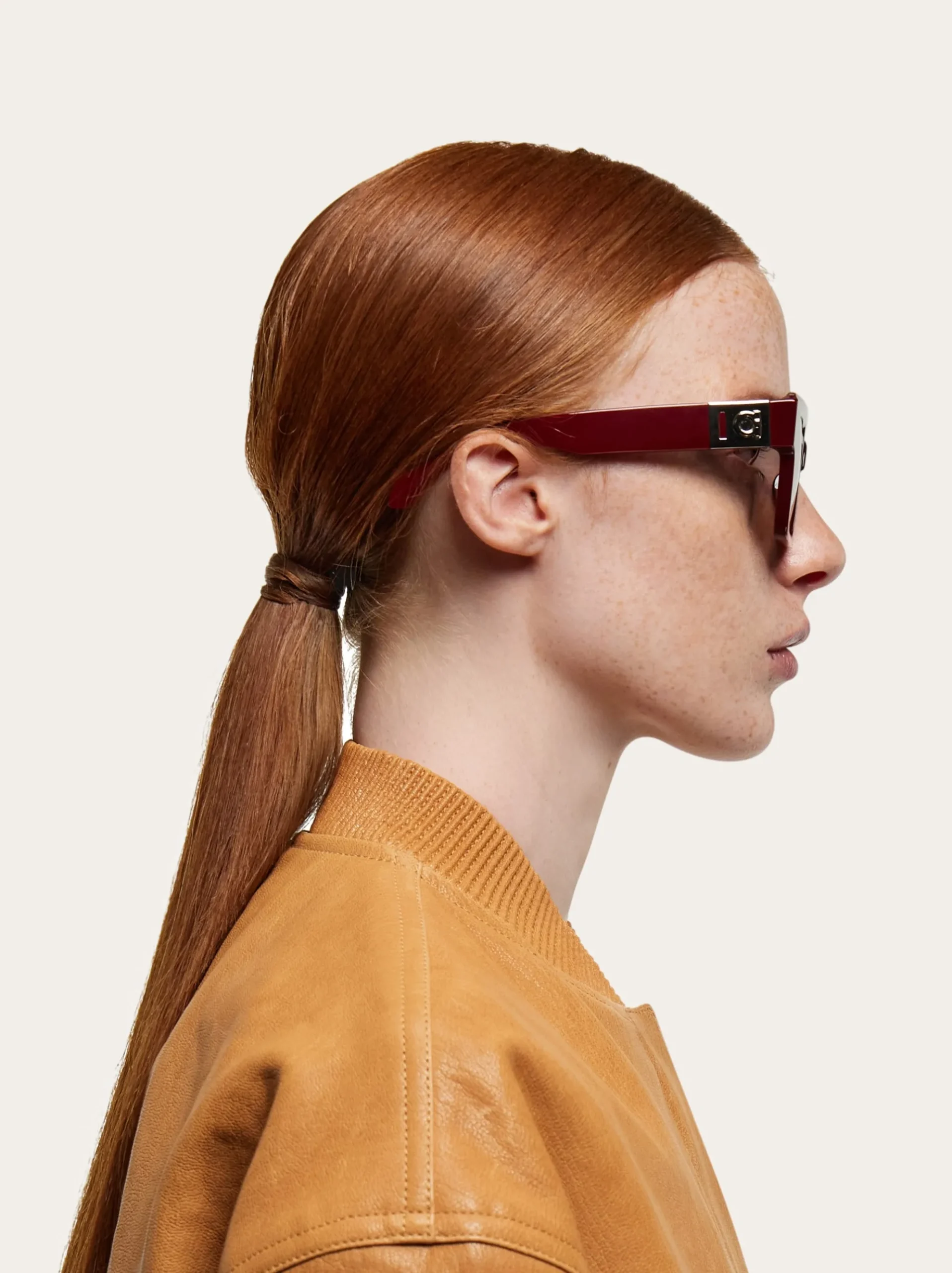 Rectangular frame sunglasses - Women