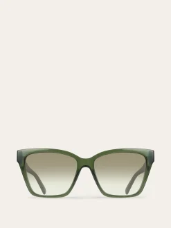 Rectangular frame sunglasses - Women