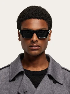 Rectangular frame sunglasses - Men