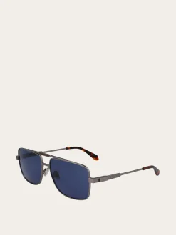 Rectangular frame sunglasses - Men