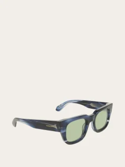 Rectangular frame sunglasses - Men