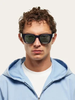 Rectangular frame sunglasses - Men
