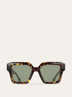 Rectangular frame sunglasses - Women