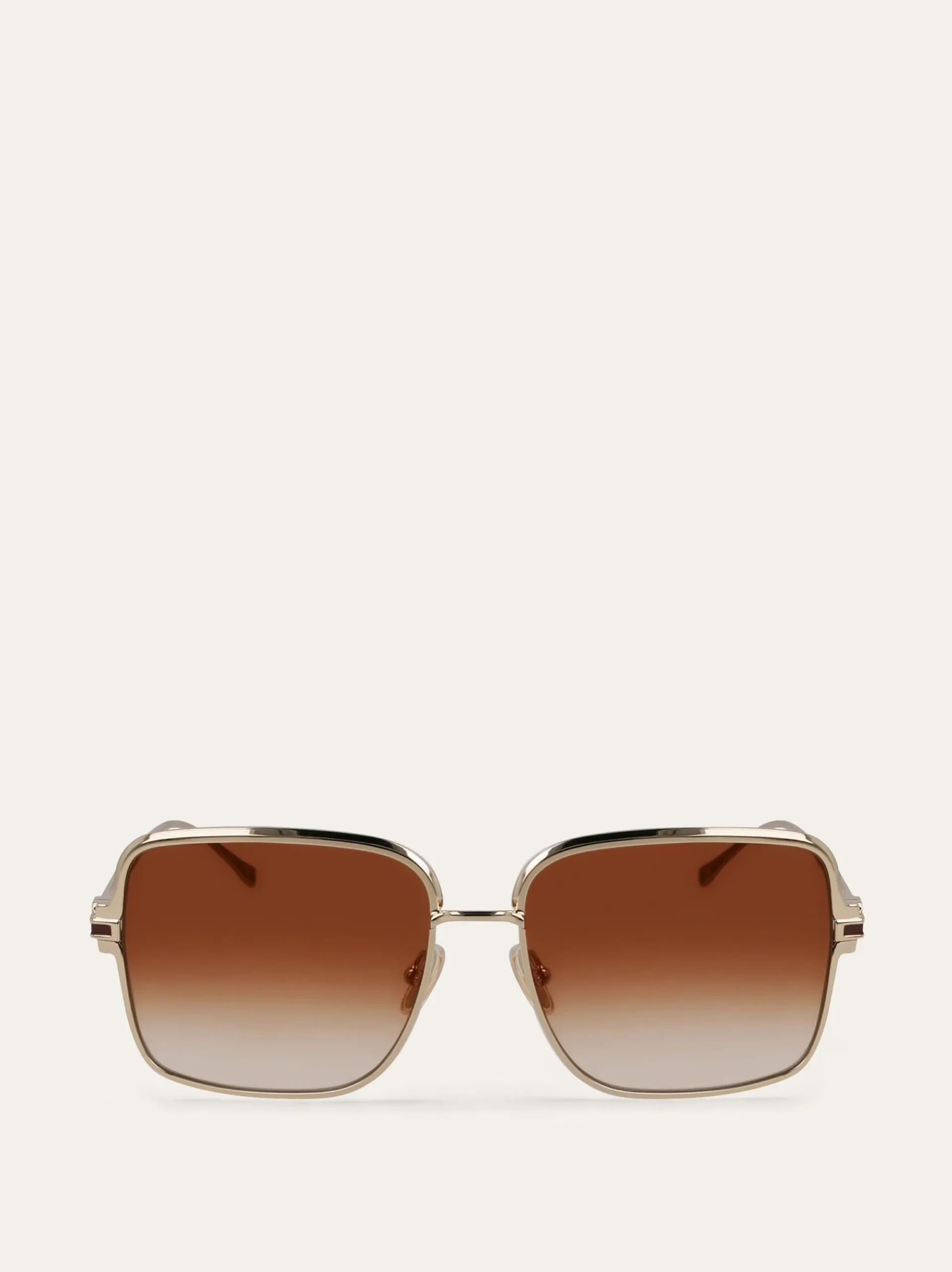 Rectangular frame sunglasses - Women