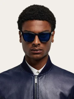 Rectangular frame sunglasses - Men
