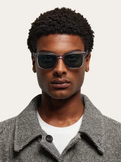 Rectangular frame sunglasses - Men
