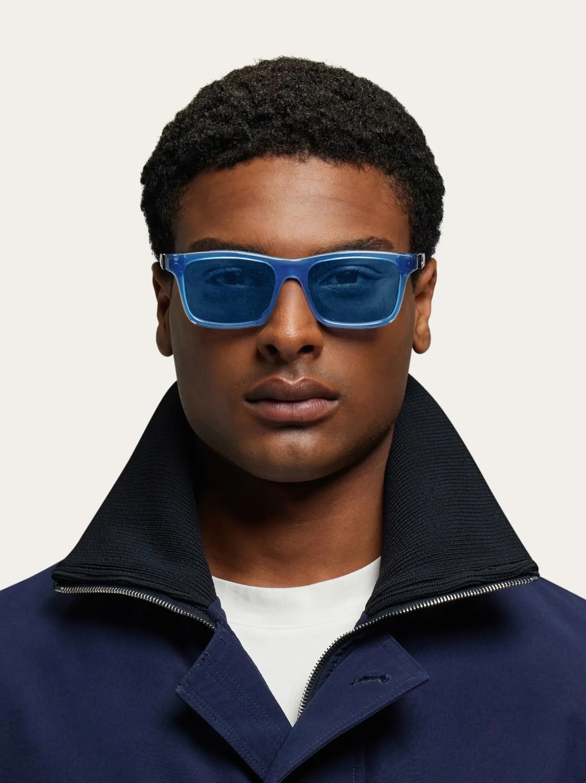 Rectangular frame sunglasses - Men