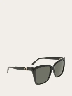Rectangular frame sunglasses - Women