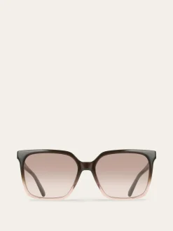 Rectangular frame sunglasses - Women