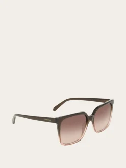Rectangular frame sunglasses - Women