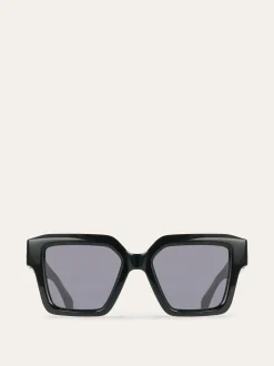 Rectangular frame sunglasses - Women