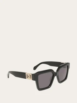Rectangular frame sunglasses - Women