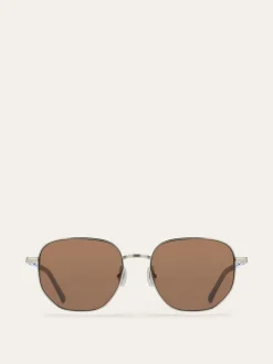 Rectangular frame sunglasses - Men