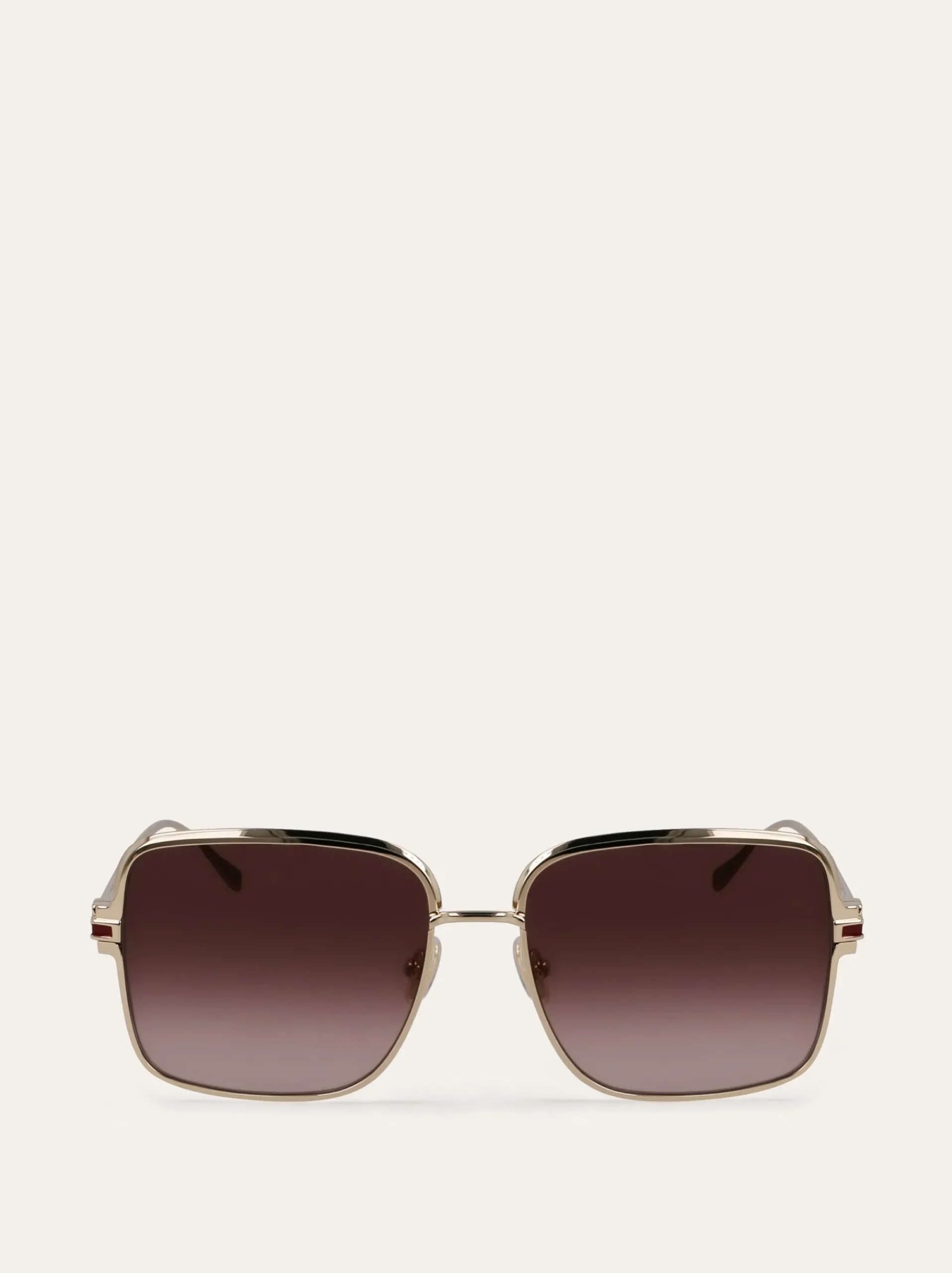 Rectangular frame sunglasses - Women