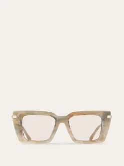 Rectangular frame sunglasses - Women