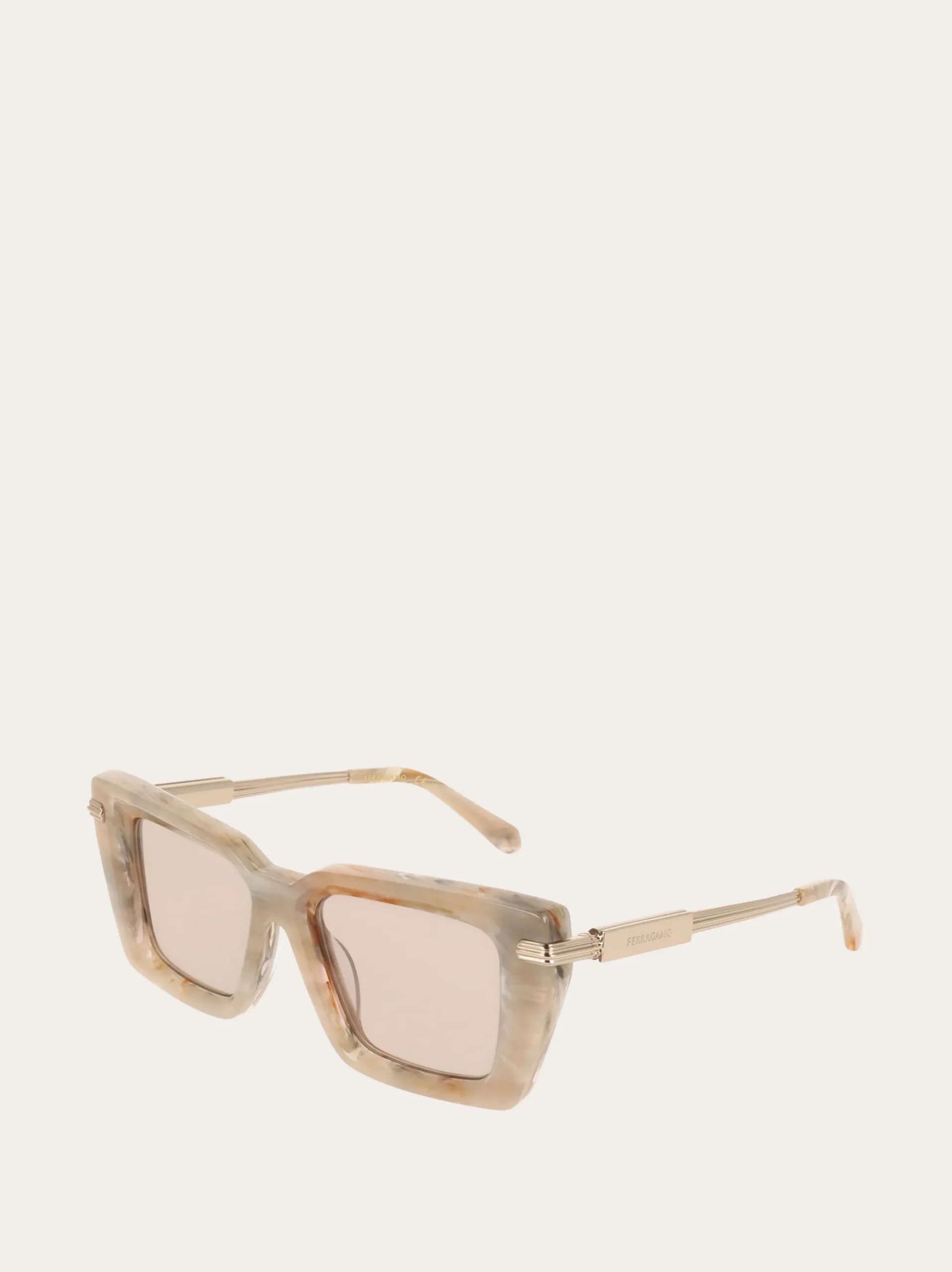 Rectangular frame sunglasses - Women