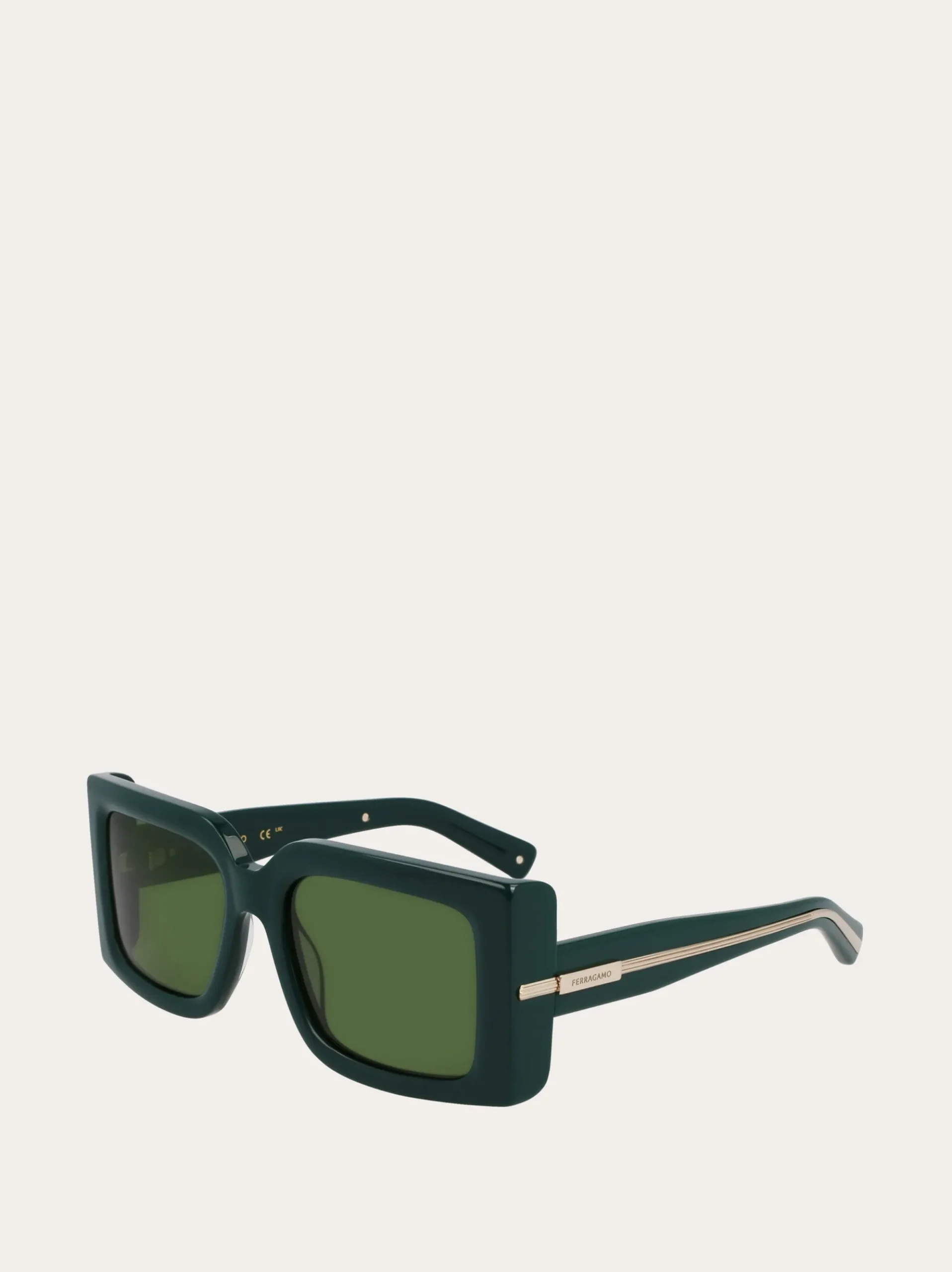 Rectangular frame sunglasses - Women