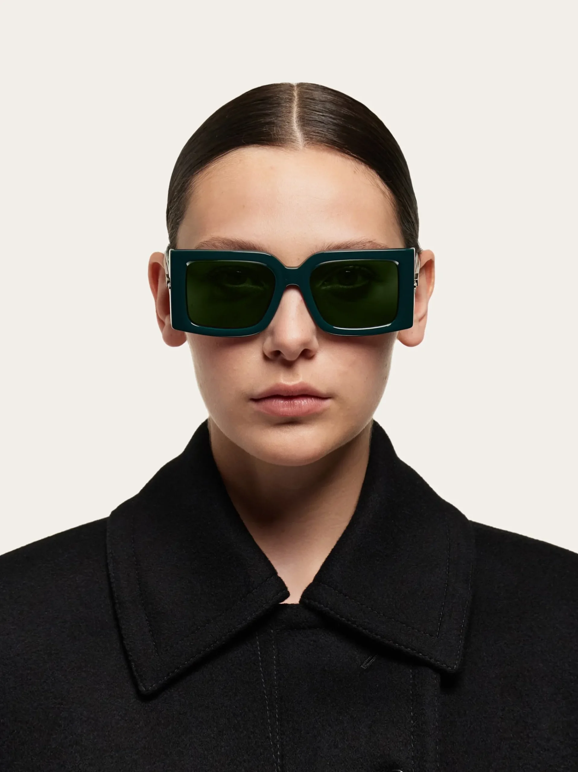 Rectangular frame sunglasses - Women