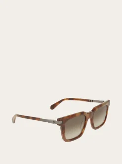 Rectangular frame sunglasses - Men