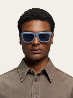 Rectangular frame sunglasses - Men