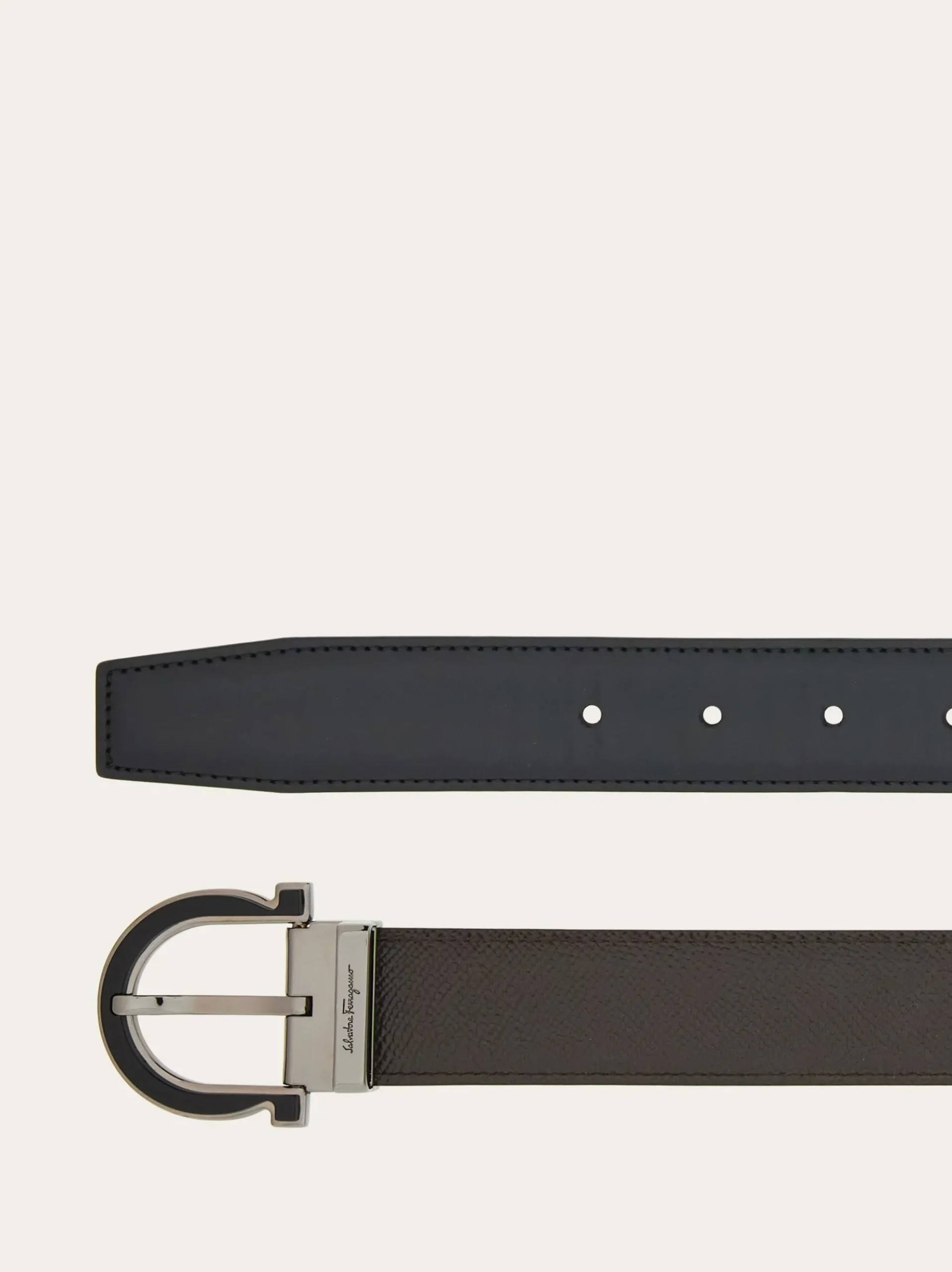 Reversible and adjustable belt - Men