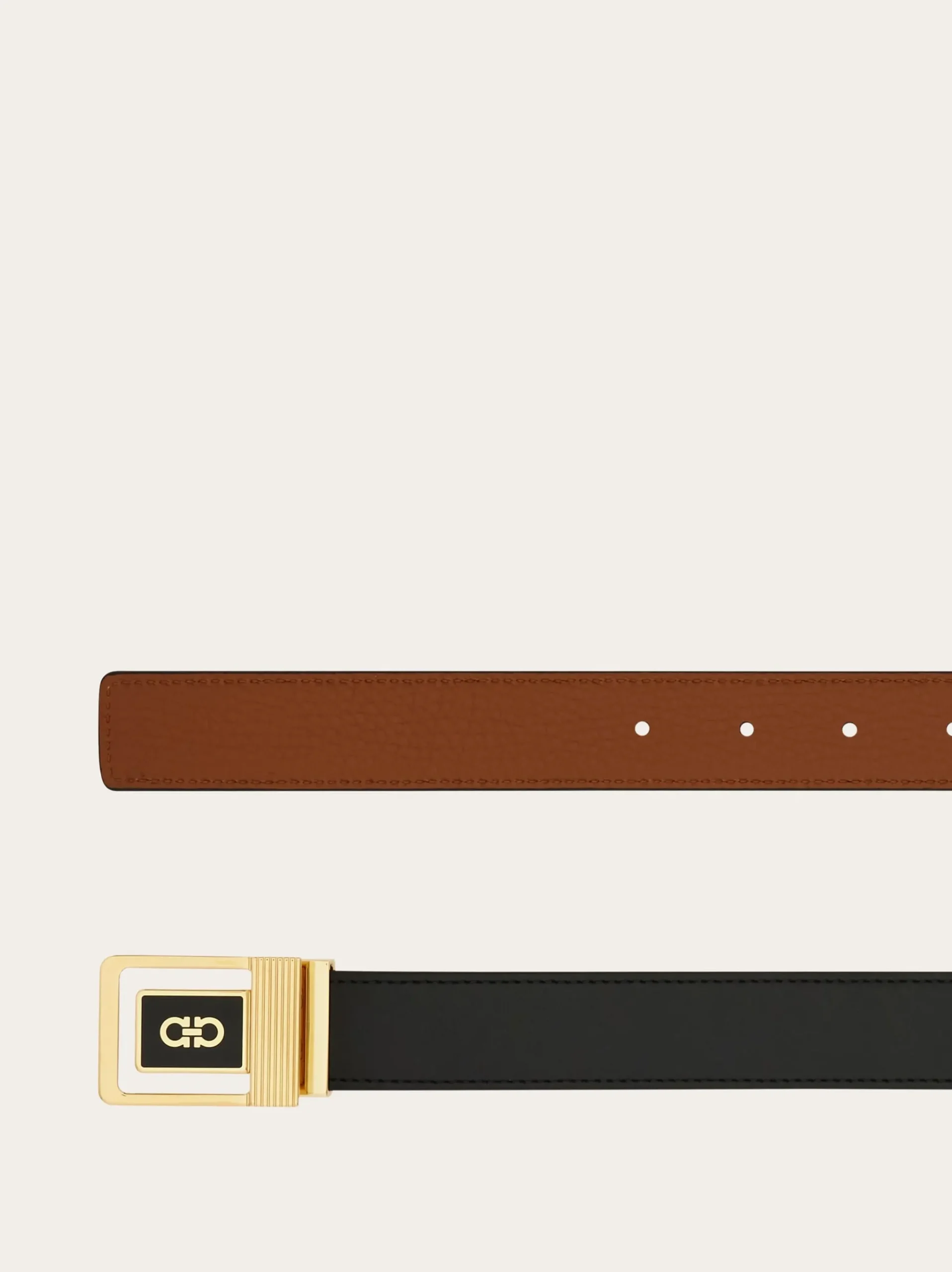 Reversible and adjustable belt - Men