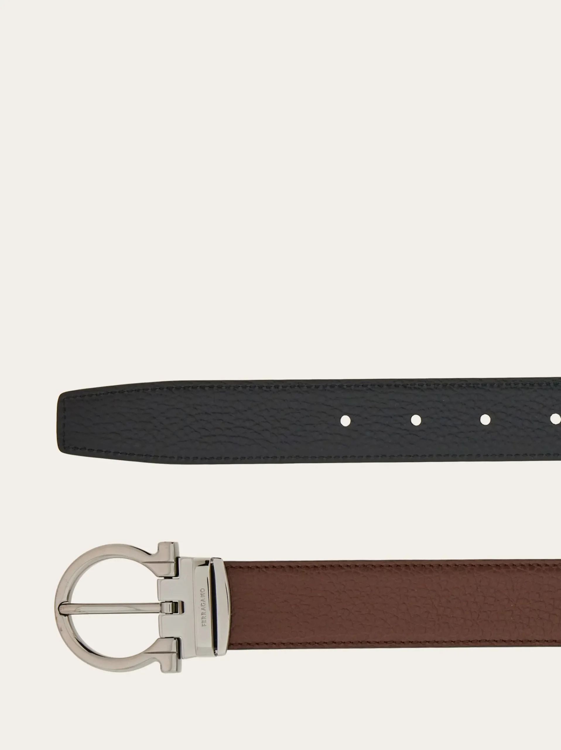 Reversible and adjustable belt - Men