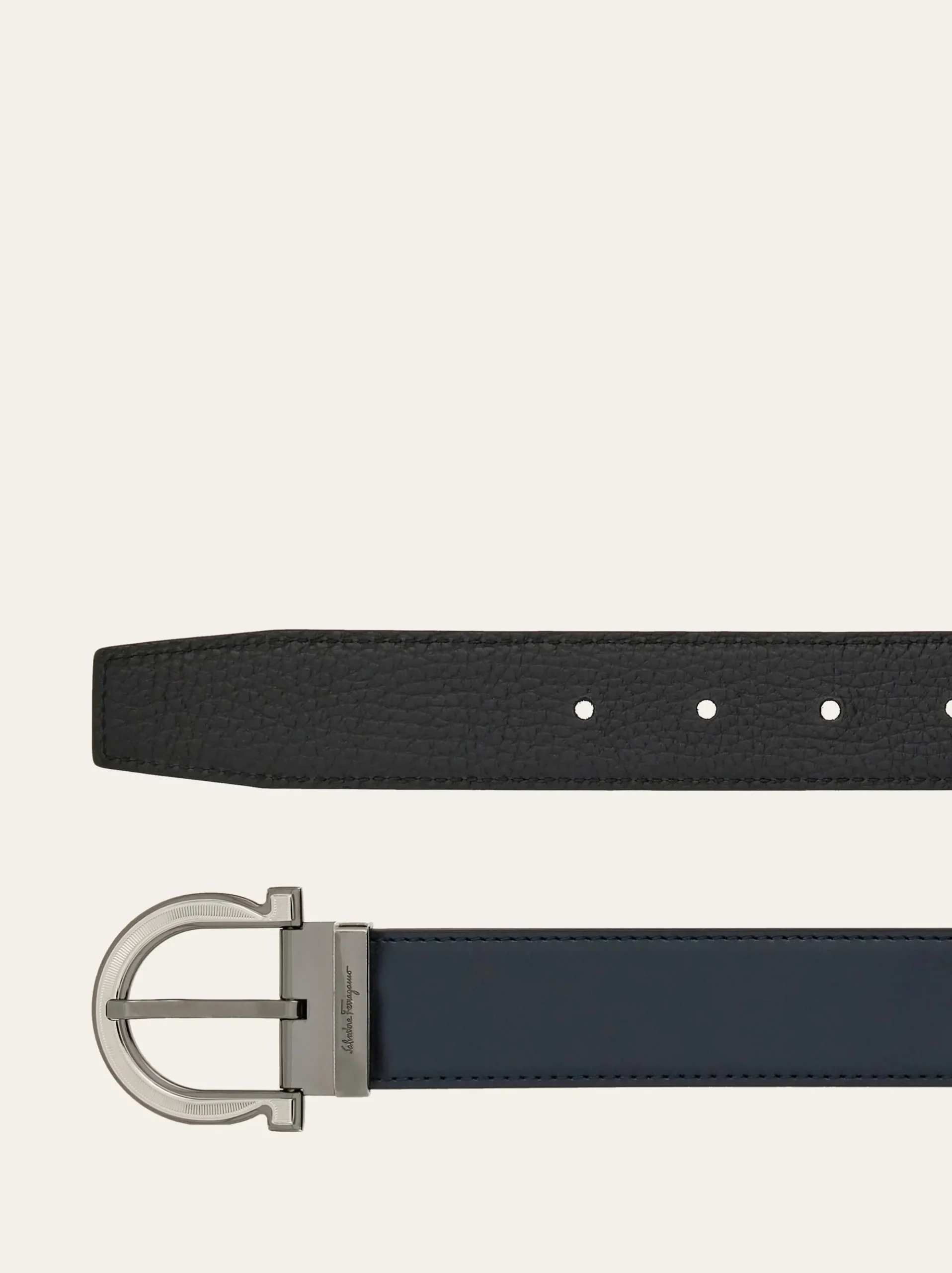 Reversible and adjustable belt - Men