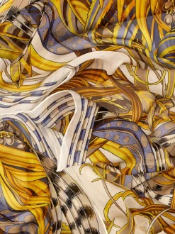 Rooster print silk scarf - Women