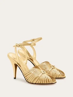 Sandal with Gancini element - Women