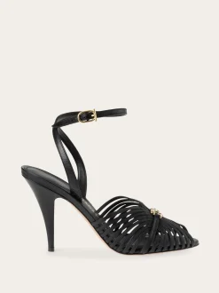 Sandal with Gancini element - Women