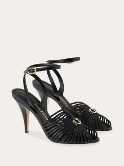 Sandal with Gancini element - Women