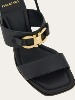 Sandal with Gancini ornament - Women