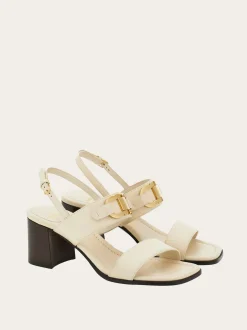 Sandal with Gancini ornament - Women