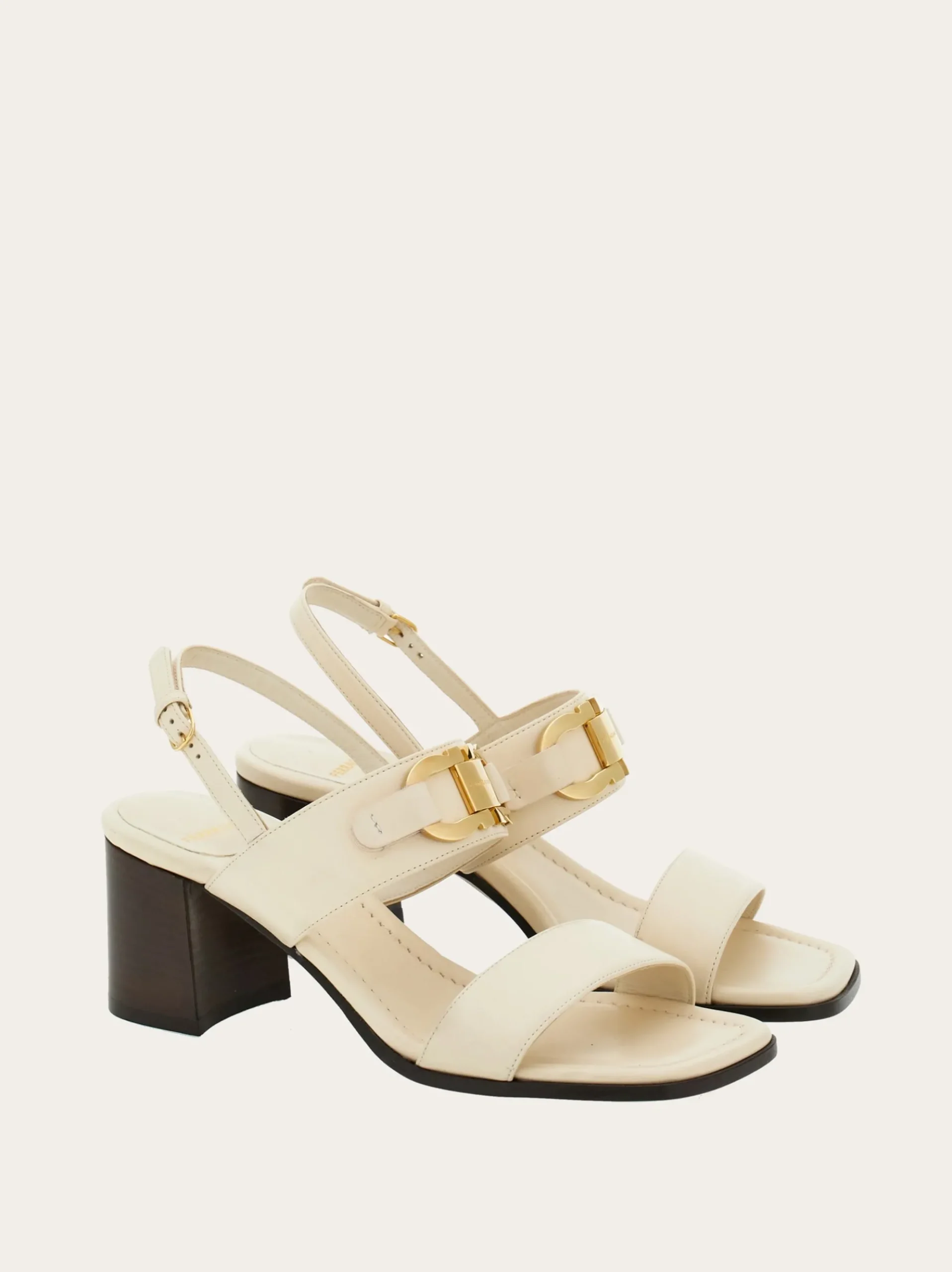 Sandal with Gancini ornament - Women