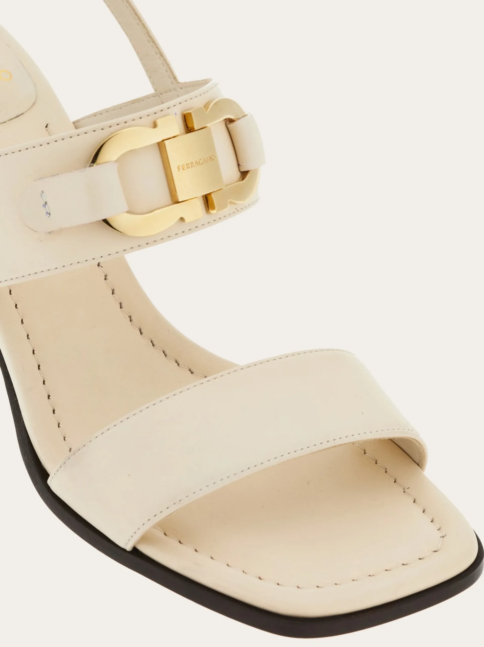 Sandal with Gancini ornament - Women