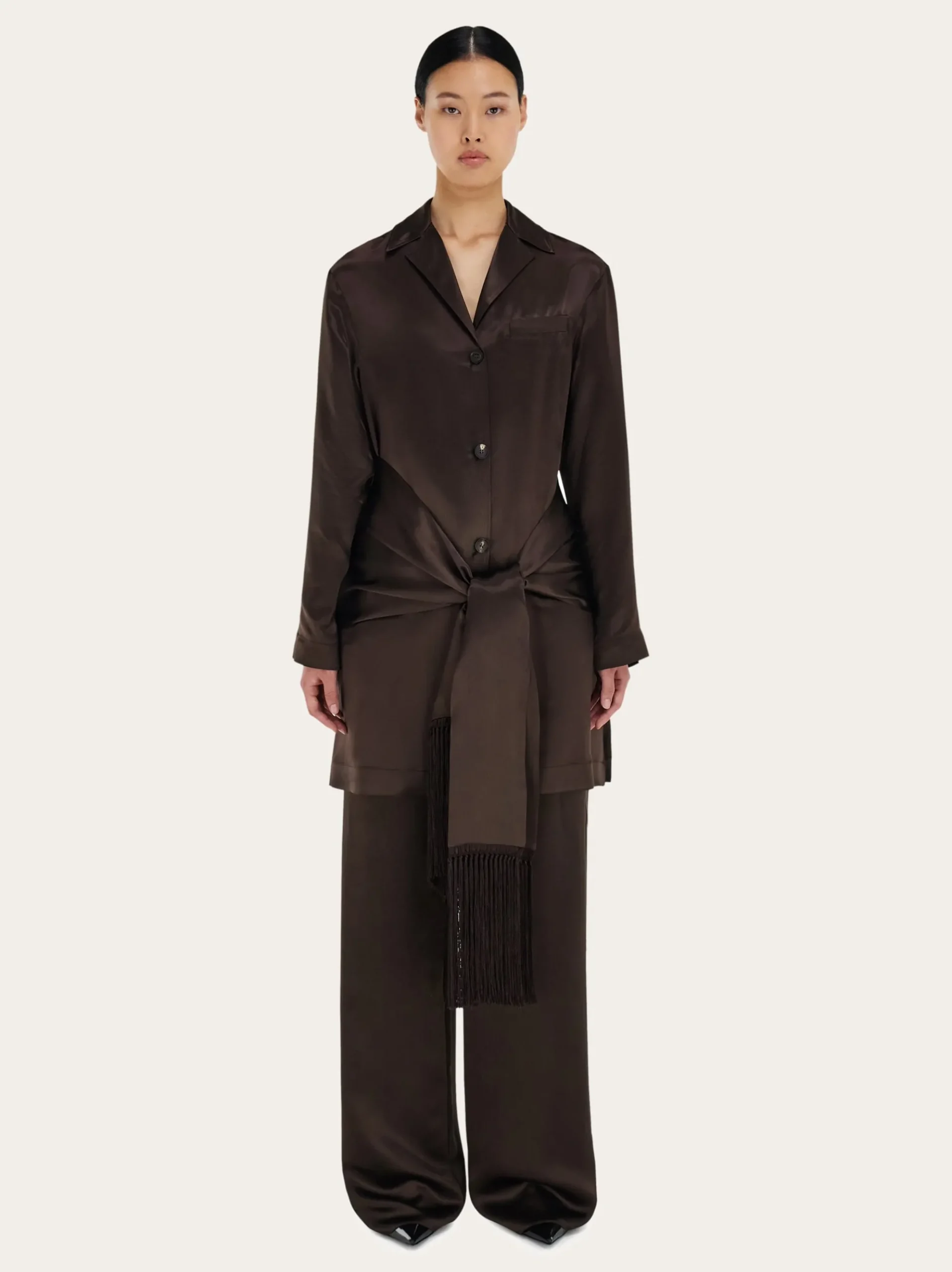 Satin jacket - Women