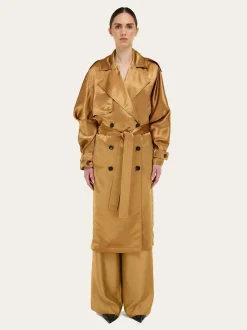 Satin trench - Women