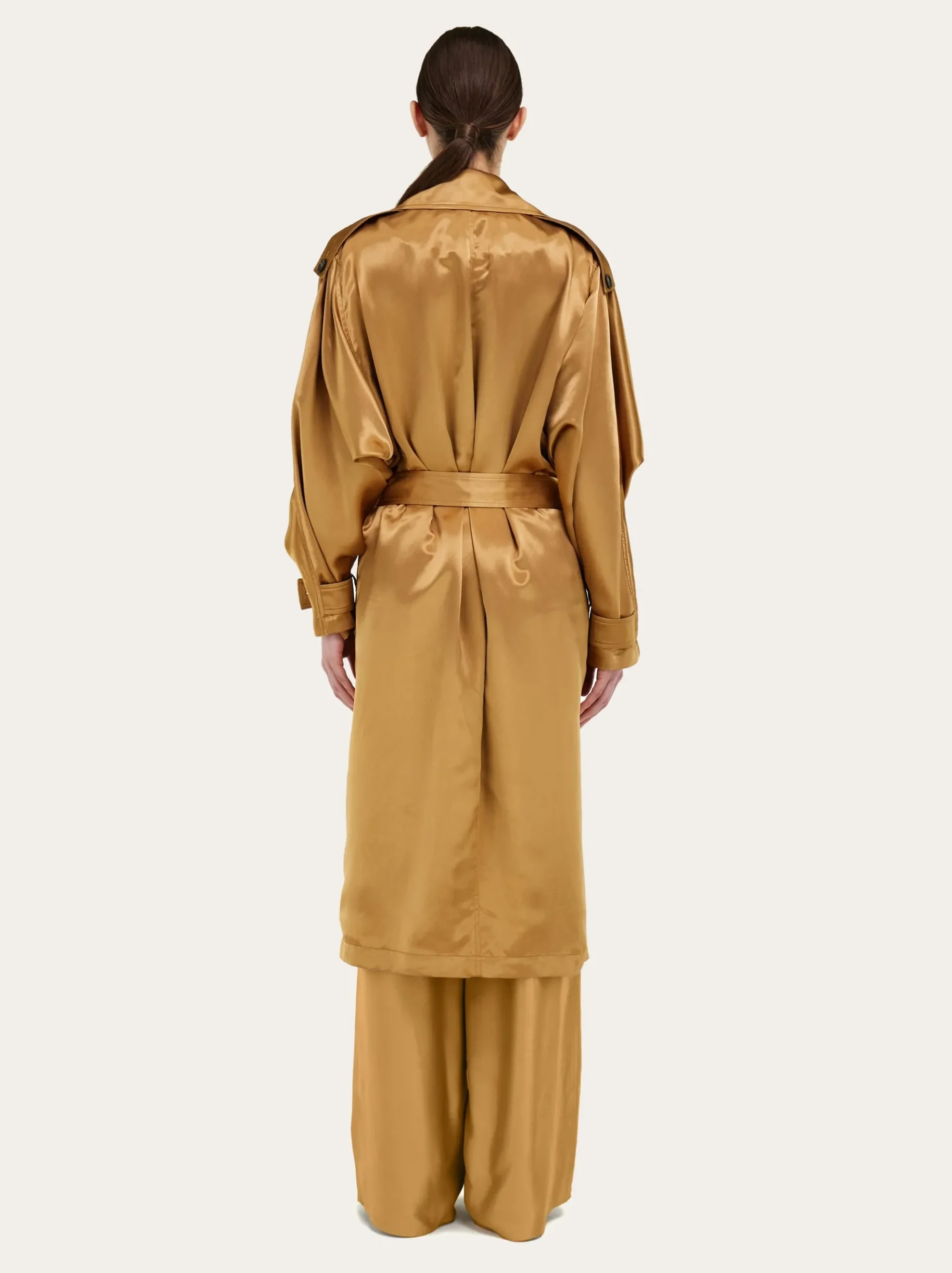 Satin trench - Women
