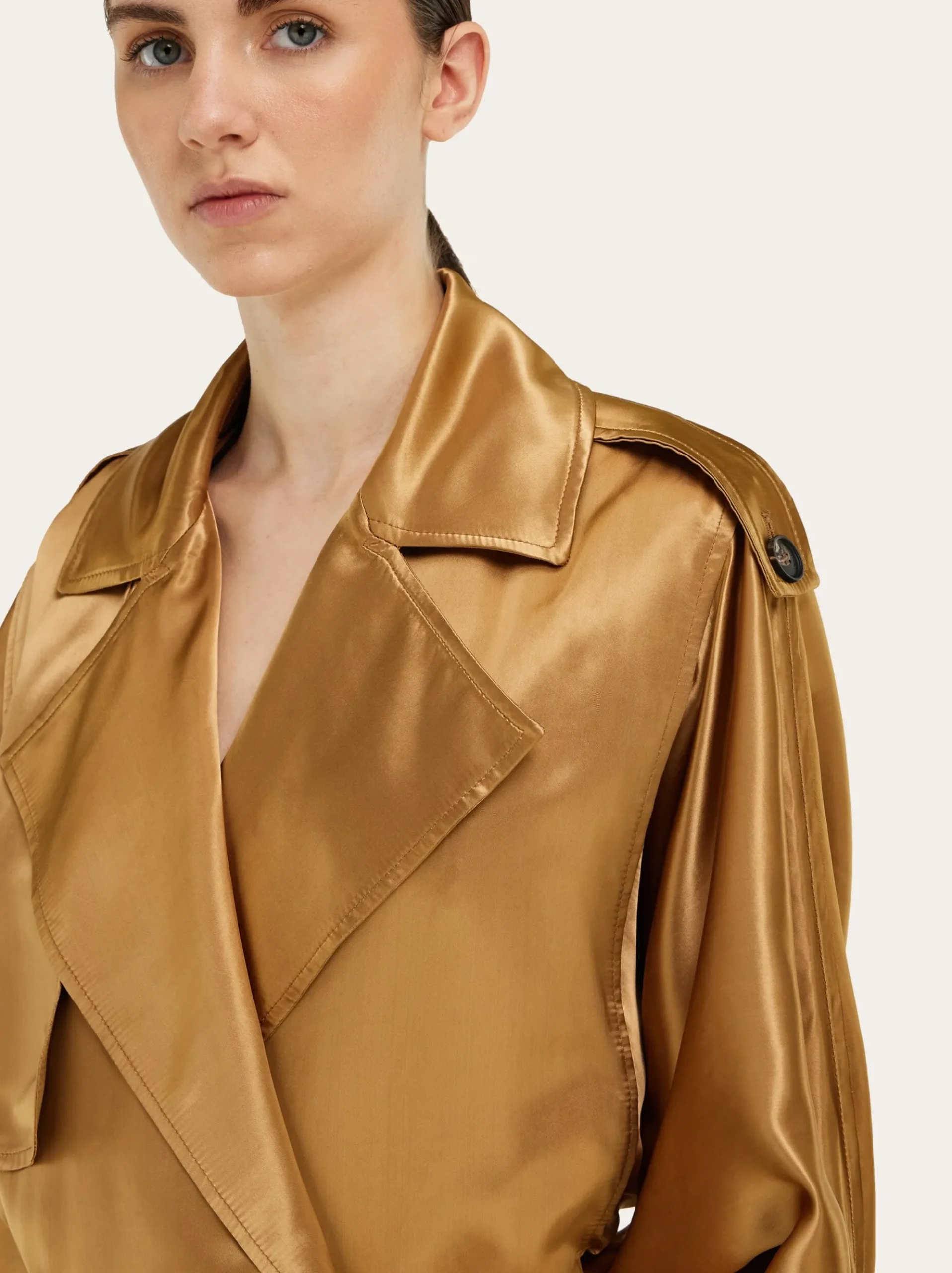 Satin trench - Women