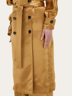 Satin trench - Women