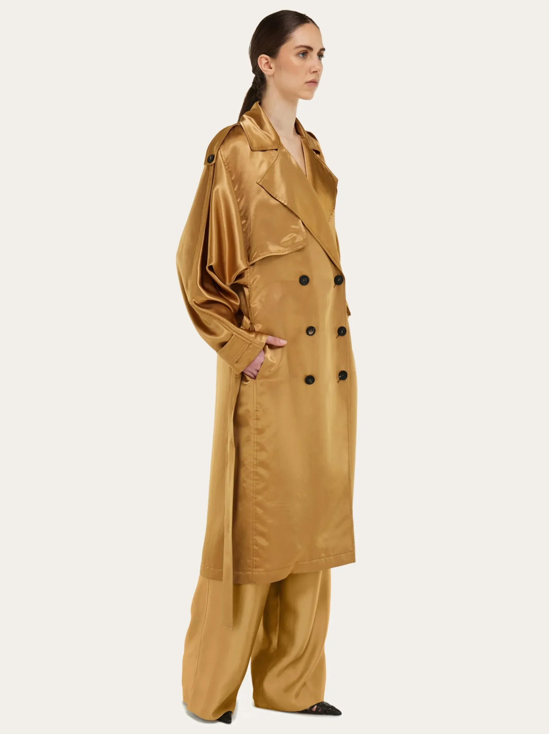 Satin trench - Women