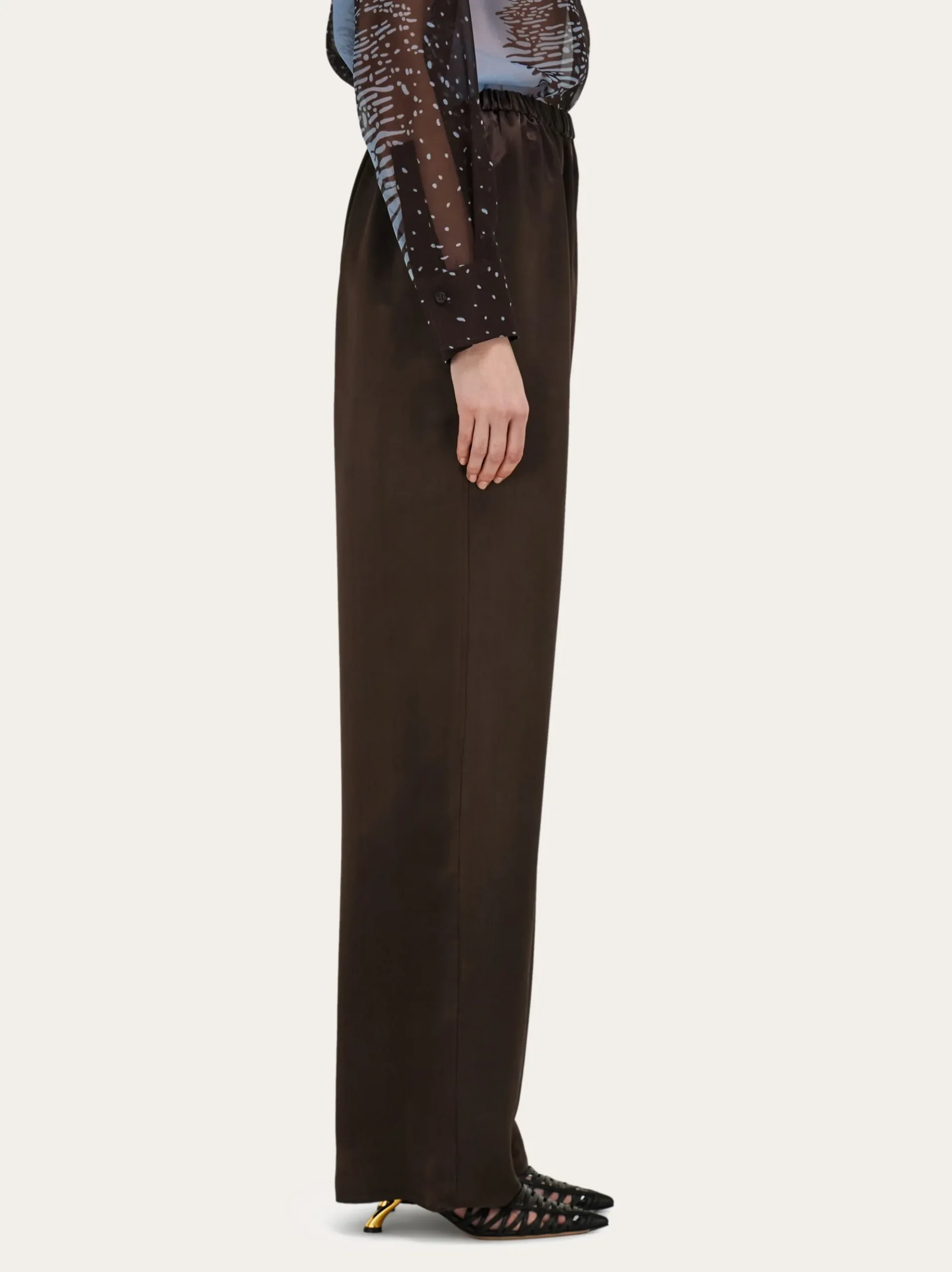Satin trouser - Women