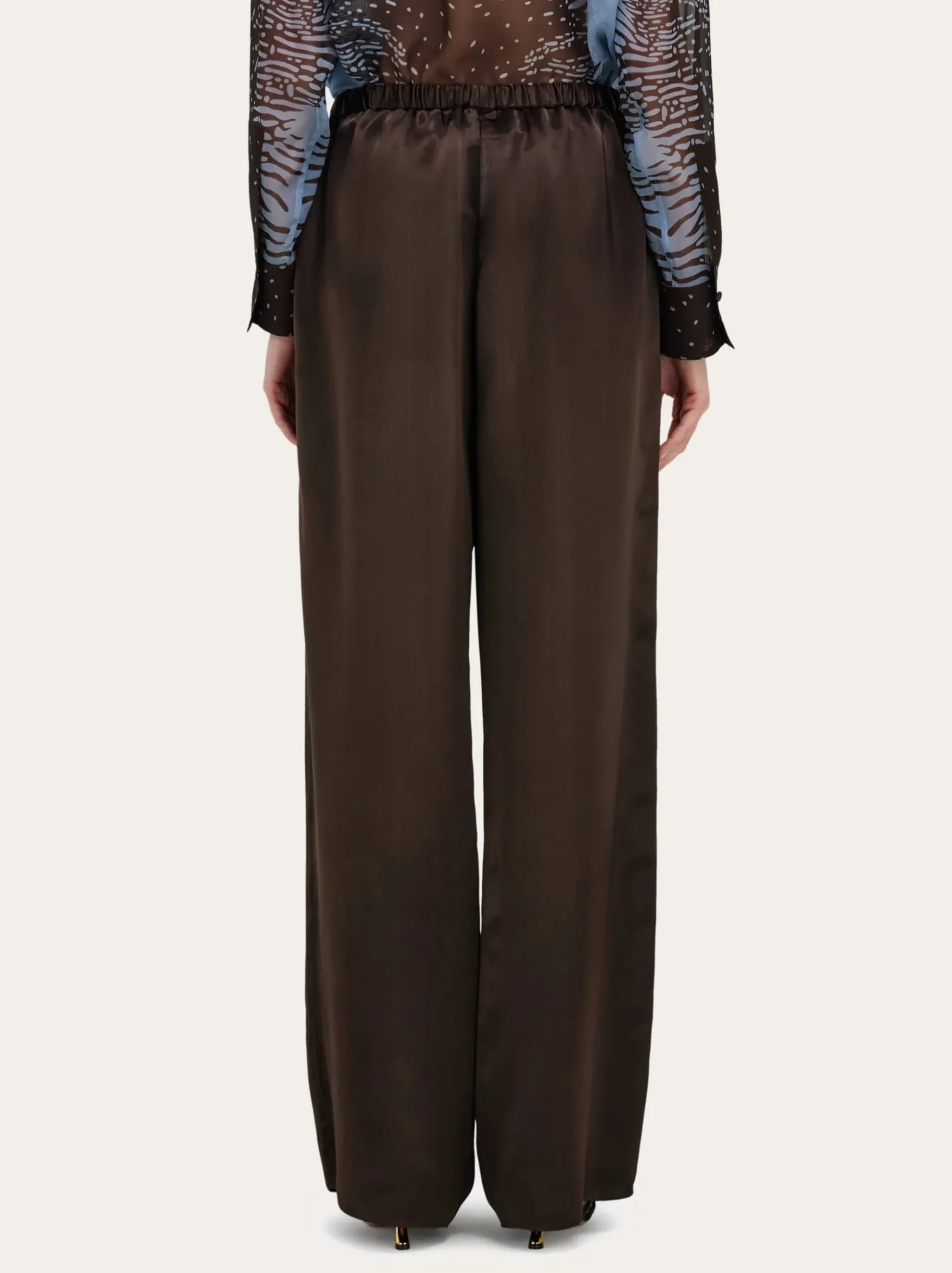 Satin trouser - Women